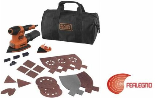 Multilevigatrice Mauspotenza 200W Schwarz und Decker