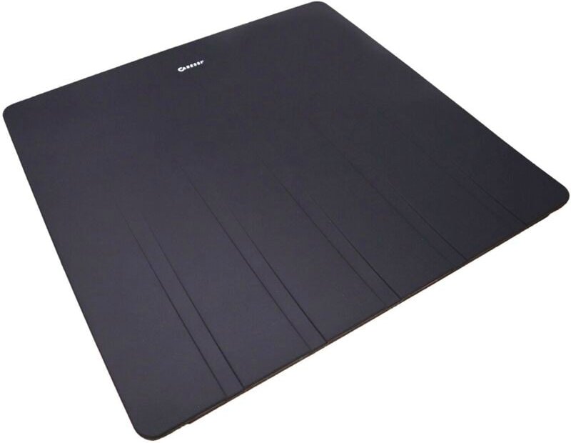 Silikon Abtropfmatte für Geschirr 400x415x9mm - ideal für Spülen ohne Abtropffläche, anthrazit - Caressi