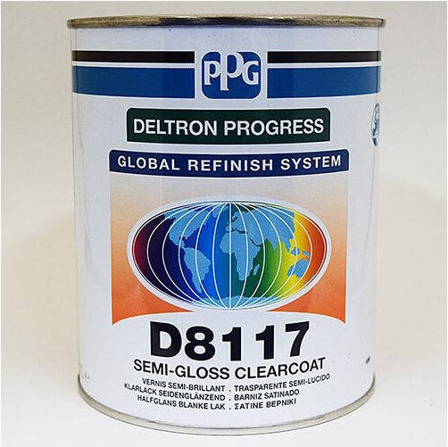 PPG D8117 TRANSPARENT Seidenmatt 1 LITER