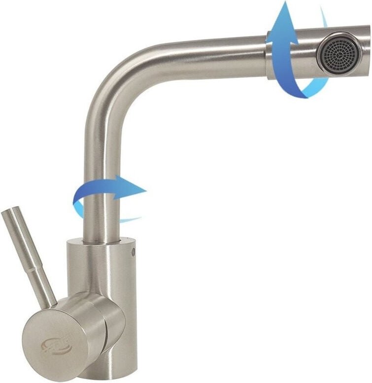 Trade Shop - S9005 360-Grad-Einloch-Einhebel-Wasserhahn -