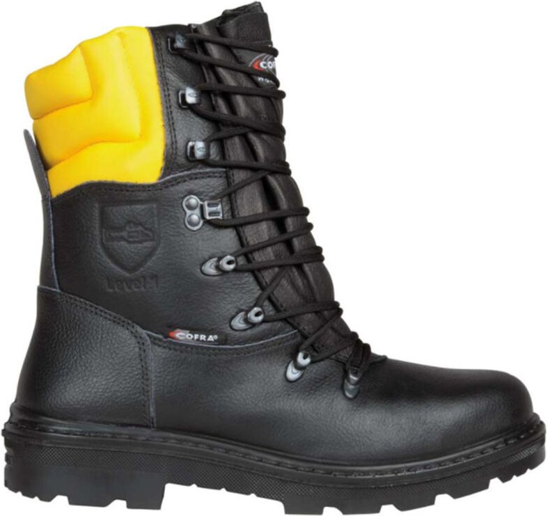 Woodsman Schnittschutzstiefel, Forststiefel en 381 42 - Schwarz - Cofra