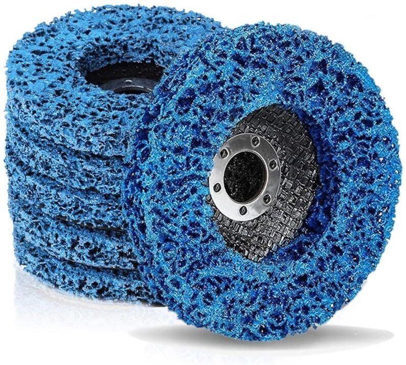 Stück Abisolierscheiben, Abisolierrad, 115 mm, 4,5 Zoll, langlebige Poly-Farbentfernungsscheibe für Winkelschleifer, Rei...