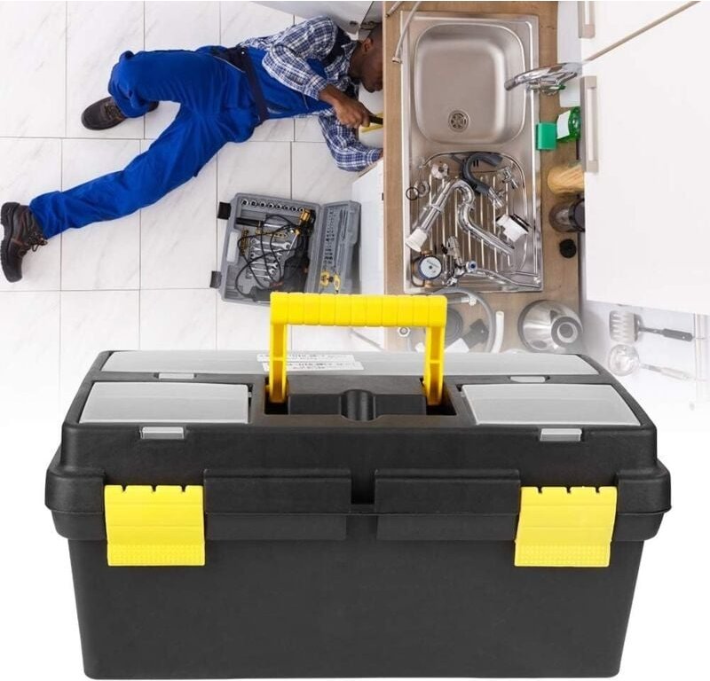 Werkzeugkasten Kunststoff Werkzeugkasten Kunststoff, G-559-3 Groß Mittel