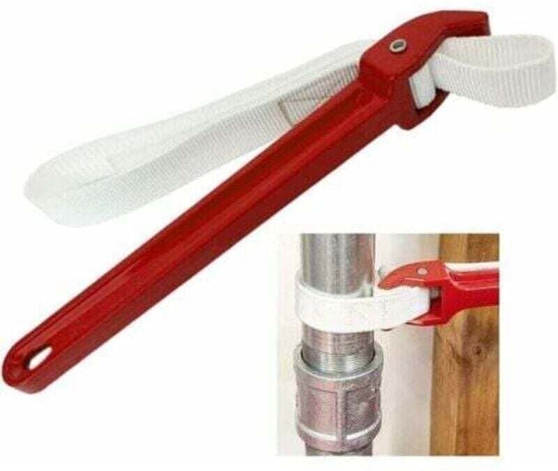 Verstellbarer Bandschlüssel, universeller Ölfilter-Bandschlüssel, langlebiger Riemen, rutschfester Griff, einfach zu ver...