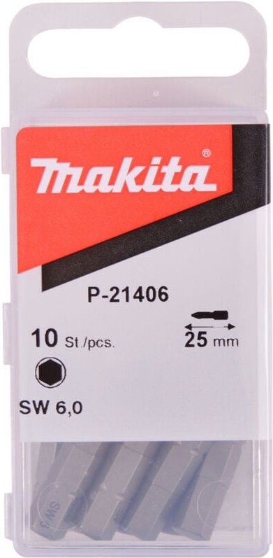 P-21406 Standard Sechskantspitze 6,0mm - Makita