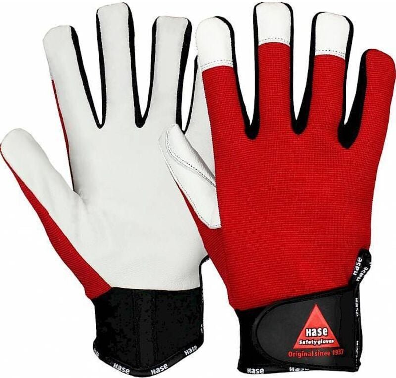 Thumbnail - Hase Lederhandschuhe "Power Grip III" 12