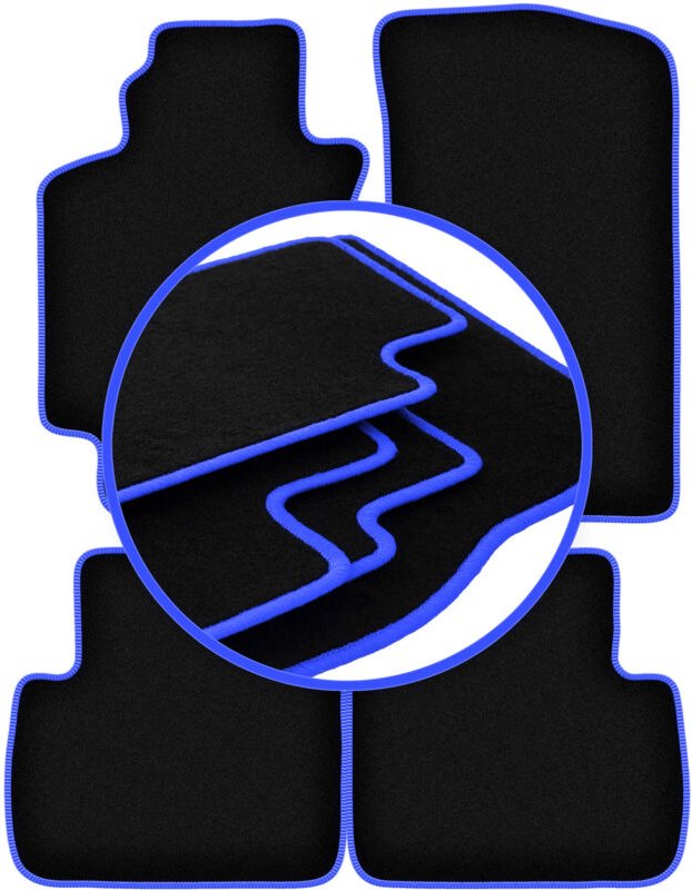Thumbnail - CARLUX-BLUE Autofußmatten für: Toyota Avensis I T22 Limousine, Kombi, Liftback, Fließheck (1997-2003)