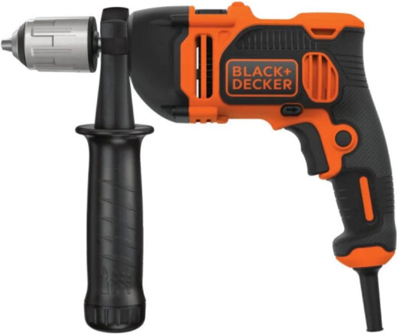 Black&decker - BEH850K-QS Kabelloser Schlagbohrer - 850W - 54.400 U/min - 6 Zubehörteile - Lieferung im Koffer