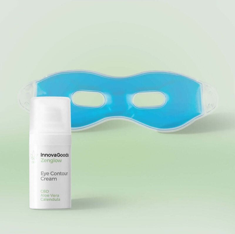 Relaxing eye contour treatment pack cbd innovagoods