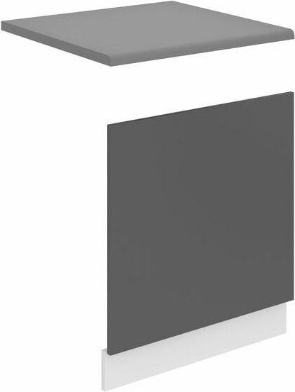 Frontblende für Geschirrspüler po. Frontblende Geschirrspüler 60 cm Breite. Frontplatte für Spülmaschine ohne Griff, Sil...