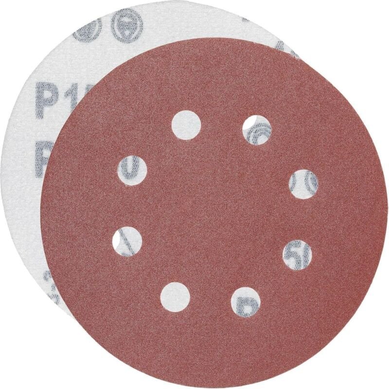 Thumbnail - 100 Stück Schleifscheiben, Schleifscheiben, Körnung 125 mm, ideal zum Schleifen/Polieren/Entrosten, HSDPS5M100,1500