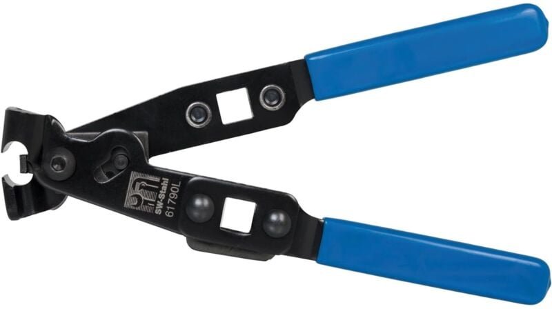 SW-Stahl 61790L Achsmanschetten Zange mit Niederhalter i 12,5 mm (1/2') Vierkant Achsmanschetten Klemmzange i Universal ...