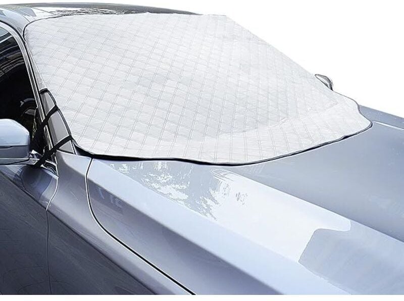 Thumbnail - Frontscheibenabdeckung Auto Scheibenabdeckung Faltbar Sonnenschutz Winter Windschutzscheiben Abdeckung 3 Magnetische für...