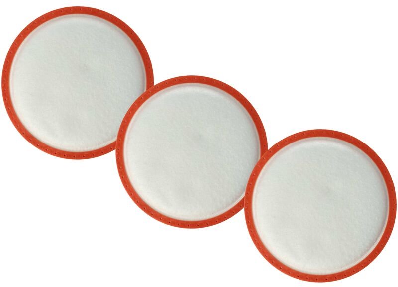 3x Vormotorfilter kompatibel mit Vax Air Total Home Cylinder Cleaner, C88, C88-W2-B, C88-VW-B Staubsauger - Motorschutzf...