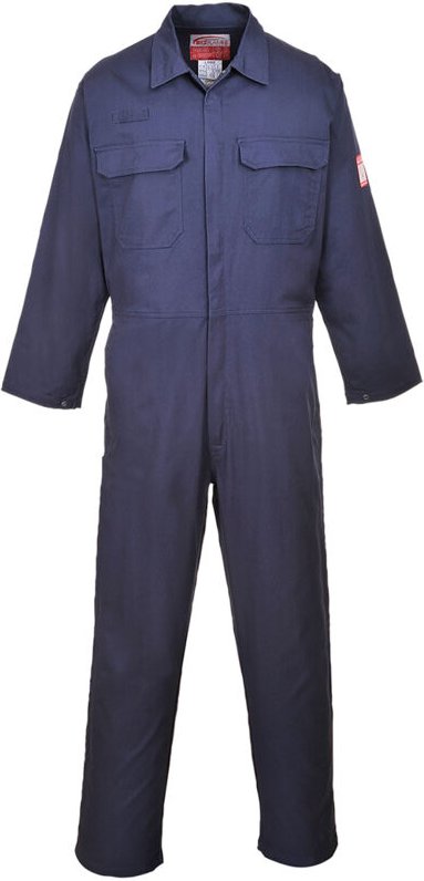 Arbeitsanzug Hi-Vis Bizflame Marine XL - FR(50-52) - UK(40-41)