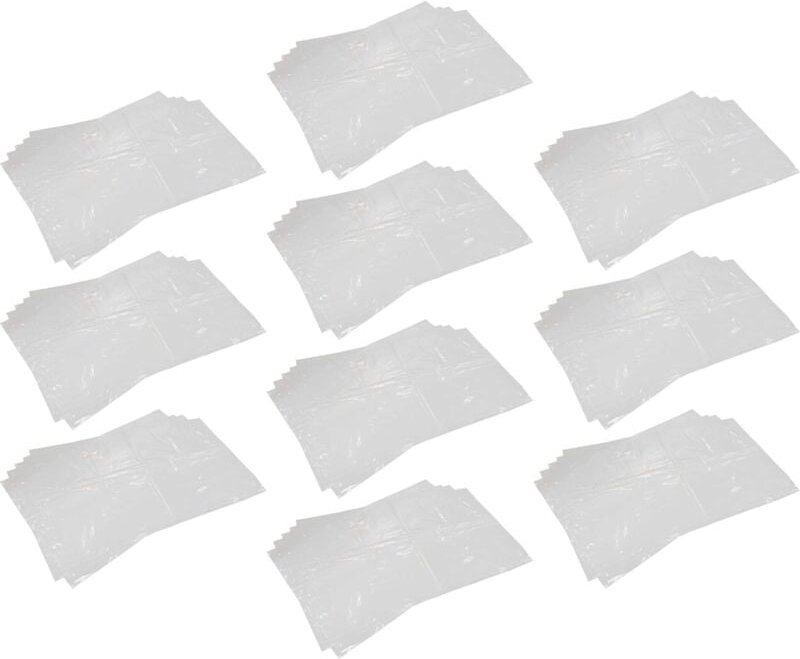 vhbw 50x Entsorgungsbeutel kompatibel mit Dustcontrol F 2500, F 3500, DC 3800 Staubsauger - 85cm x 50cm, Transparent