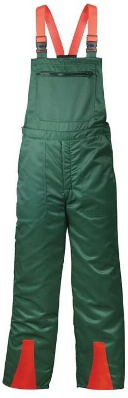 Feldtmann - Fichte Schnittschutz-Latzhose 22772 Gr. 48 grün/rot
