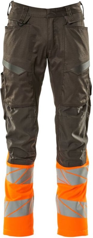 Accelerate Safe Hose mit Knietaschen 19679-236-1814 Gr. 90C47 dunkelanthrazit/hi-vis orange - Mascot