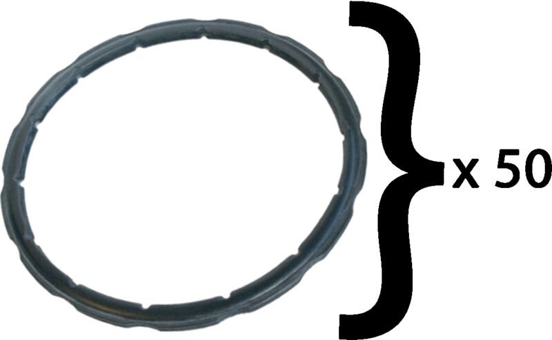 Ersatzteil - Set von 50 Deckeldichtungen 4156 clipso 8-10L (Schnellkochtopf) - SEB tefal