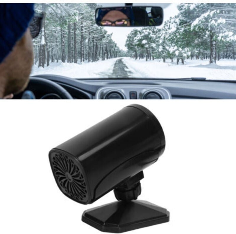 Thumbnail - 12V 150W Auto Heizung 3-in-1 - Heizung/Kühlung/Enteisung - 360° Drehbar - Temperatur Einstellbar - Zigarettenanzünder An...