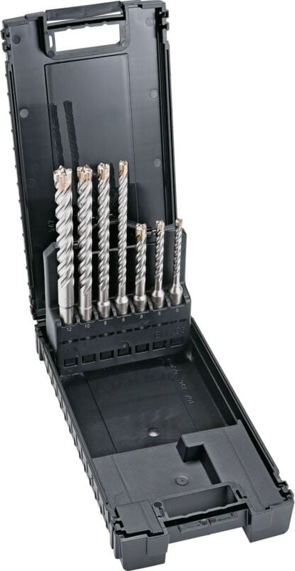 Flex Hammerbohrer-Set SDS-plus 4-Schneiden Xtreme Plus HD 4-C D5-12 Set, 7-tlg.