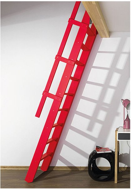 Matisère - Klappbare Raumspartreppe: Breite 55cm - Rosa Antik (ral 3014) - MSP/R3014