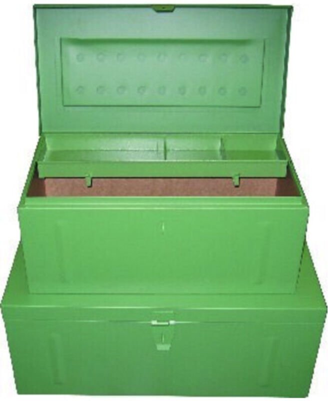 FP - Stahlblechkoffer grün 690x360x310mm (h)