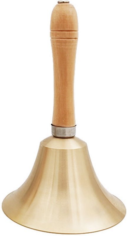 Shining House - Metallglocke, Handglocke, Glocke mit Griff, für Empfangsglocke, Metall-Abendessenglocke, Serviceglocke f...