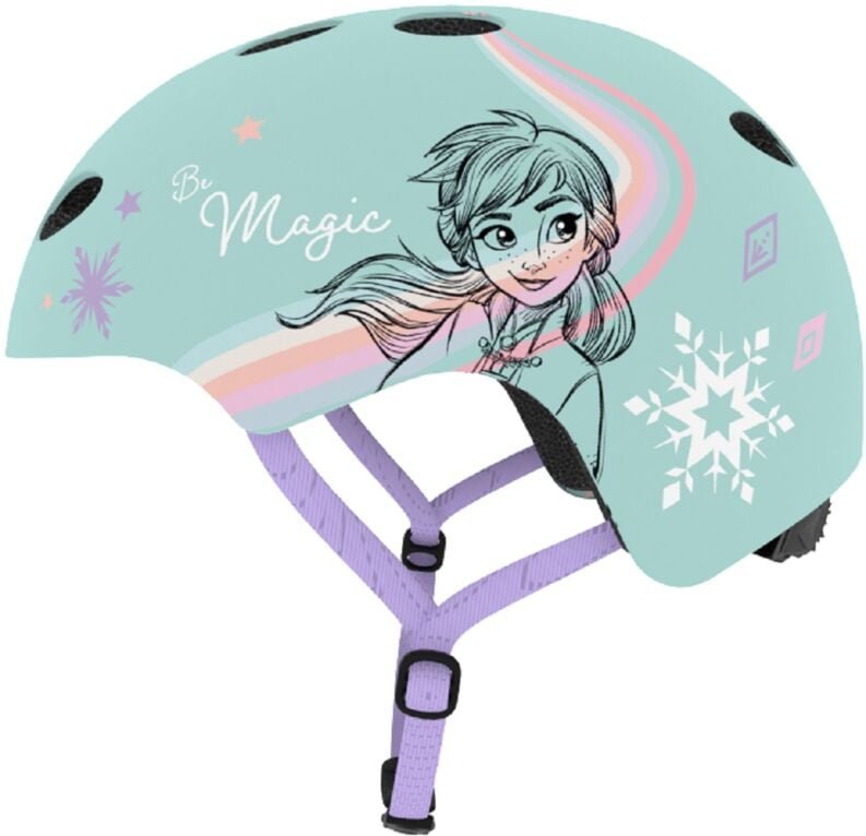 Disney Frozen - Kinderhelm – Leichter Helm für Radfahren, Skaten und Scootern (52-56 cm)