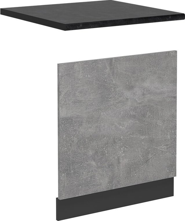 Thumbnail - Vicco - Geschirrspülblende R-Line, Beton, 60 cm , ap Anthrazit