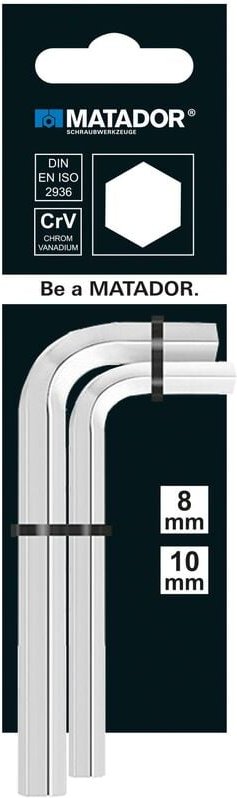 Winkelschraubendreher-Satz, 4-tlg., 1,5/2/2,5/3 m