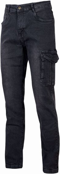 Arbeitsjeans Stretch TOMMI - Schwarz L - FR (44) - US (32)