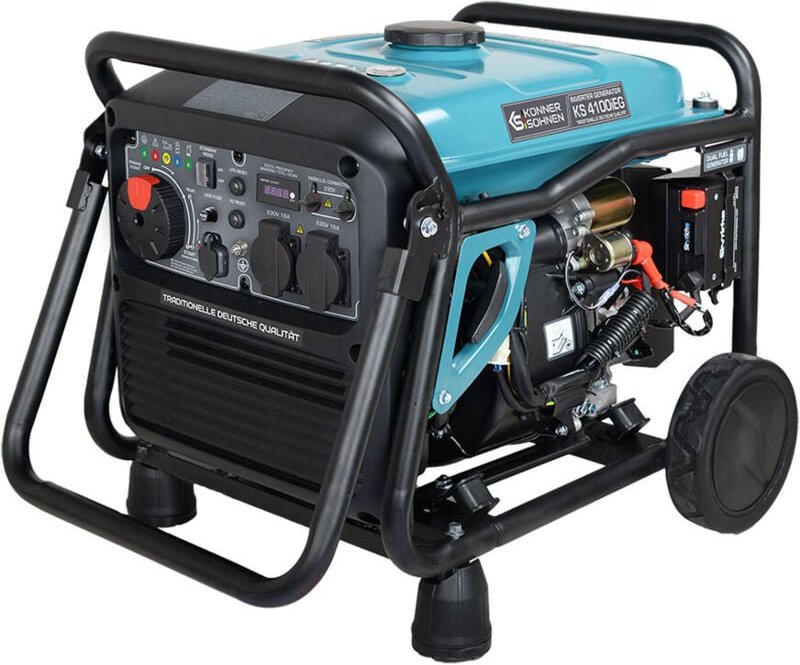 Könner & Söhnen LPG/Benzin-Inverter-Generator KS 4100iE G Stromversorgung Energie