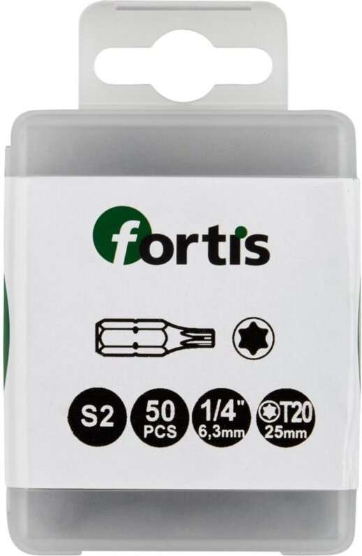 FP - Fortis Bit 1/4 DIN3126 C6,3 TX20 50er Pack