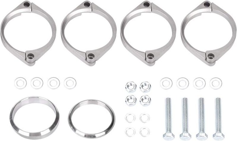 Verrostet auspuff flansch schalldämpfer zurück kasten reparatur klemmhalterungen fit für e46 m3 reparatur flansch auspuf...