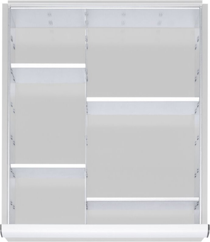 Einteilungsset für Schubladen der Blendenhöhe 60-90mm 1xTrennwand, 4xTrennblech - Stier
