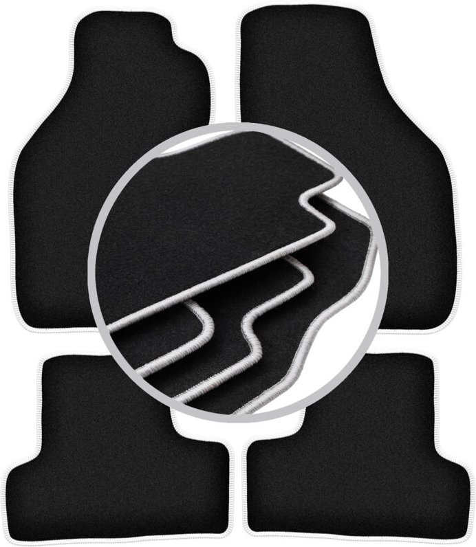 CARLUX-SILVER Autofußmatten für: Mitsubishi Eclipse III Coupé (1999-2006)