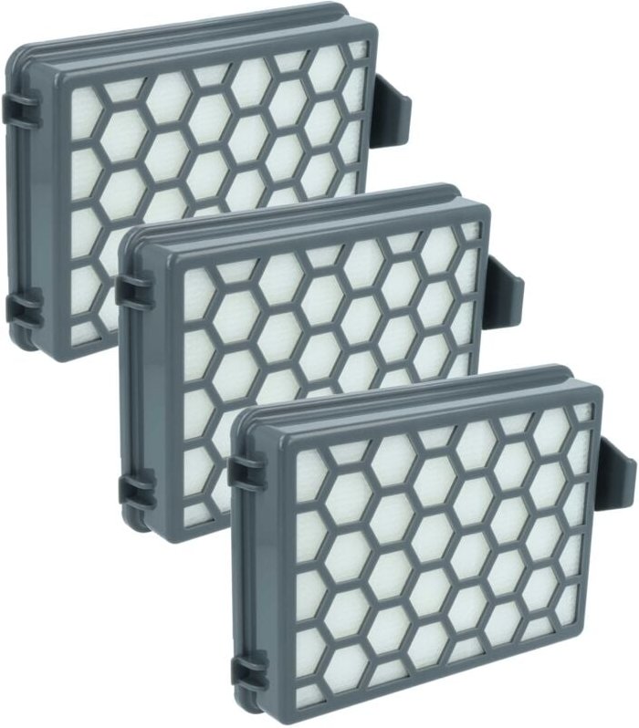 3x Staubsaugerfilter Ersatz für Kärcher 2.863-237.0, 4054278229676 für Staubsauger - HEPA-Filter Grau Weiß - Vhbw