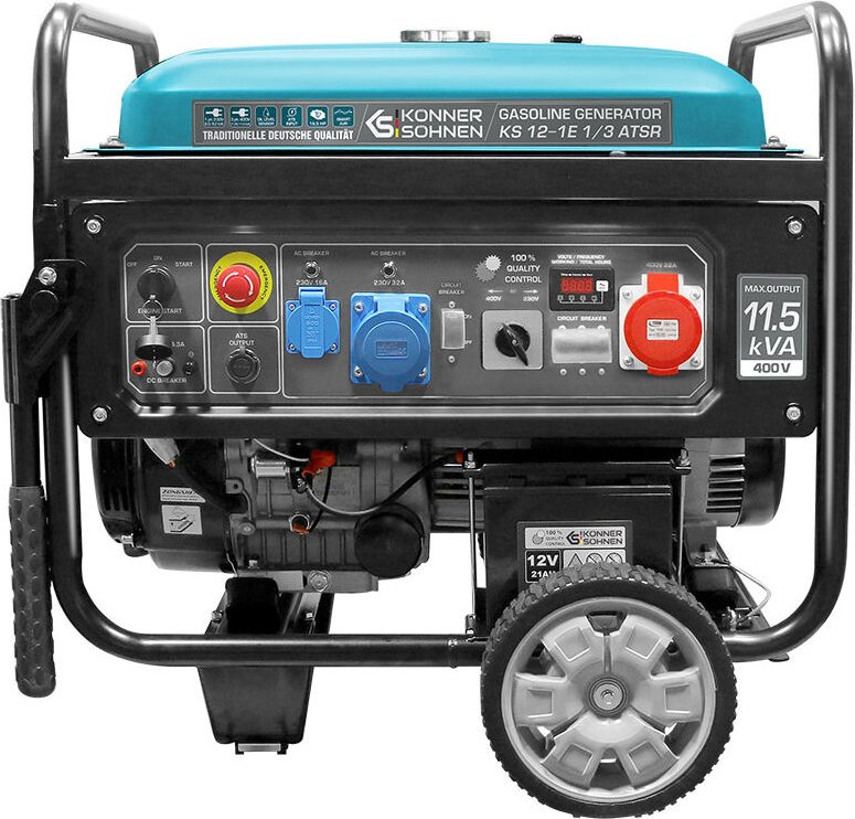 Könner&söhnen - KS12-1E 1/3 atsr Stromerzeuger Generator Benzin Notstromaggregat 11.5kVa E-Start