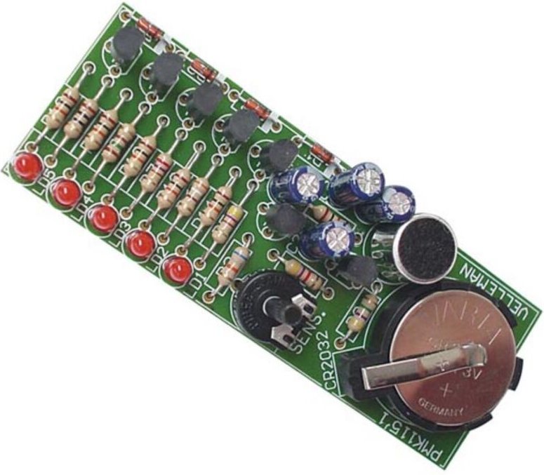 Thumbnail - Whadda Lötbausatz, VU-Meter, im Taschenformat, 5 LEDs