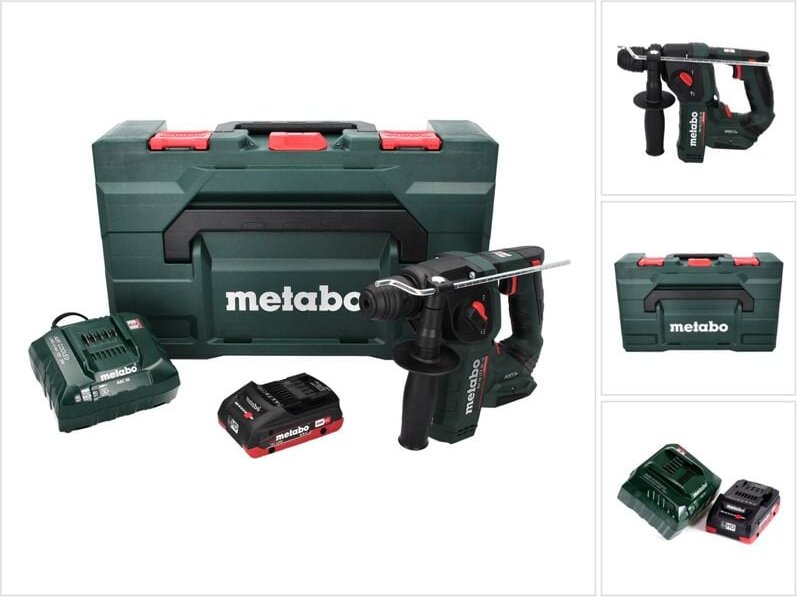 Thumbnail - Metabo - bh 18 ltx bl 16 Akku Bohrhammer 18 v 1.3 j SDS-plus Brushless + 1x Akku 4,0 Ah + Ladegerät + x