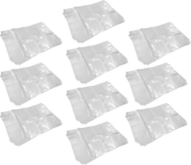 50x Entsorgungsbeutel kompatibel mit Dustcontrol f 20000, 30000 Staubsauger - 110cm x 70cm, Transparent - Vhbw