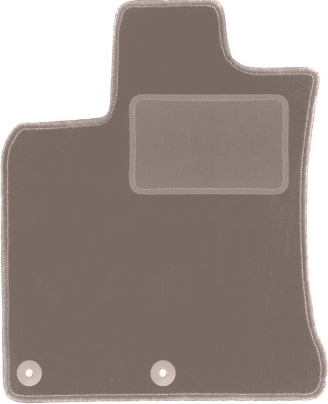 Beige Fahrermatte für: Nissan Qashqai I J10 Crossover (2006-2013)