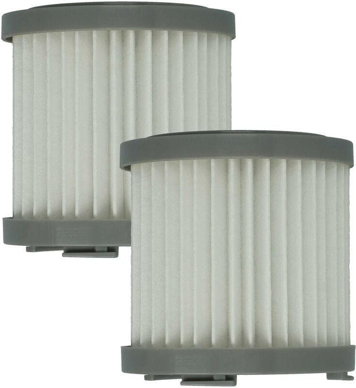 2x Staubsaugerfilter kompatibel mit Fakir Starky Premium hsa 700 Staubsauger - HEPA-Filter Schwarz Weiß - Vhbw