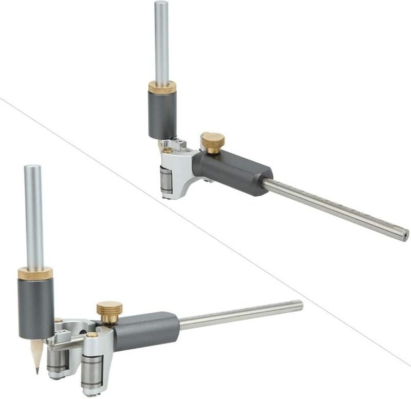 Streichmaß, 2-in-1-Anreißlehre für die Holzbearbeitung, verstellbare Präzisionsstreichlehre, multifunktionales Markierun...