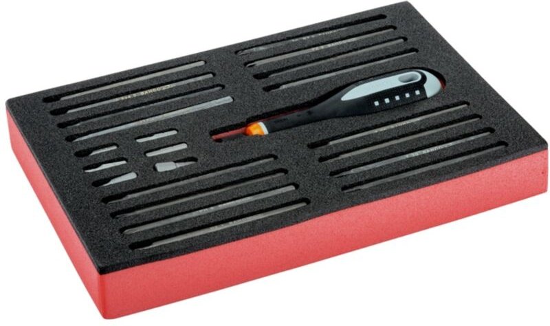 Bahco ERGO Schraubendreher mit Gummigriff und Austauschklingen für Schlitz-, Phillips-, Pozidriv- und TORX-Schrauben im ...