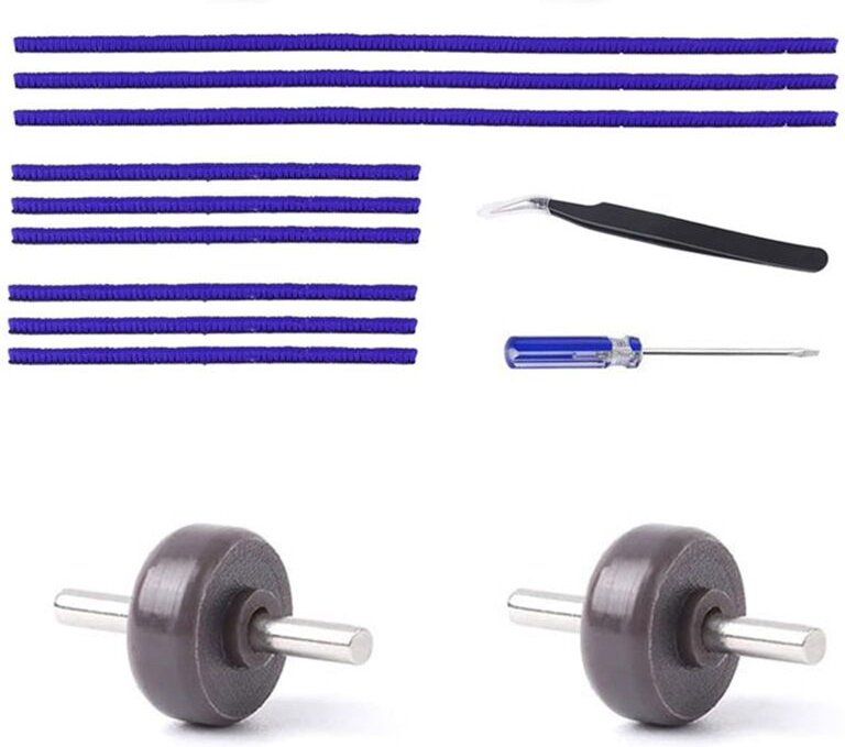 Weiche Plüschstreifen-Achsen-Ersatzrollen für Staubsauger V6, V7, V8, V10, V11, Reinigungskopf-Zubehör