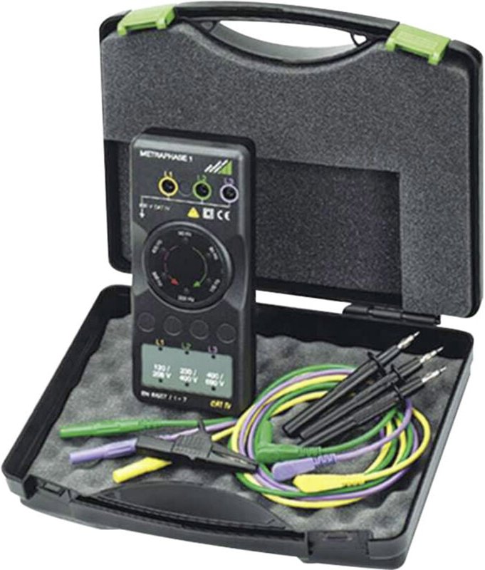 Gossen Metrawatt - METRAPhase 1 Drehfeldmessgerät cat iv 600 v led