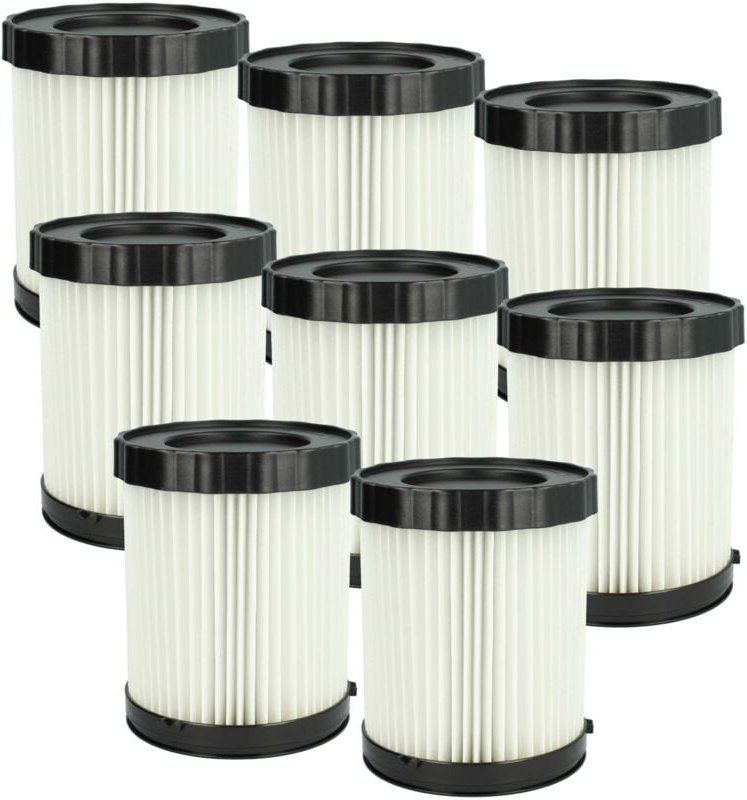 8x Faltenfilter Ersatz für Bosch 1 600 A01 1RT, 2 608 000 663, 3165140917940 für Staubsauger - Patronenfilter, Weiß - Vh...