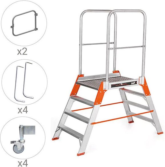 Leiternüberstieg - Plattform Höhe 1.68m - 97308R-MCP